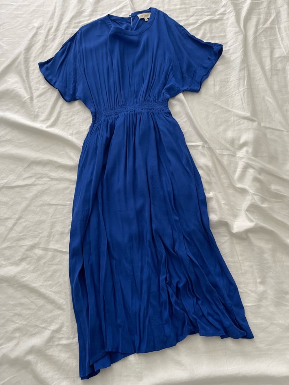 Melloday Blue Dress with Elastic Waist size small
